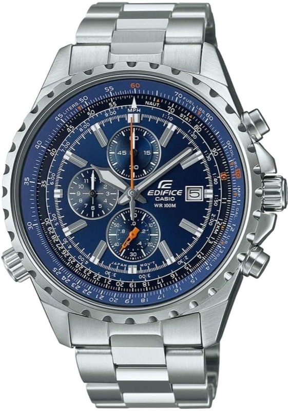 Casio Edifice Chronograph, Edelstahl