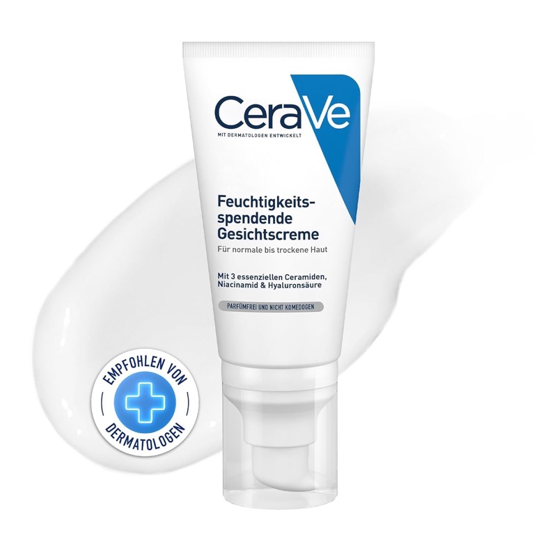 CeraVe Gesichtscreme Tube mit Textur
