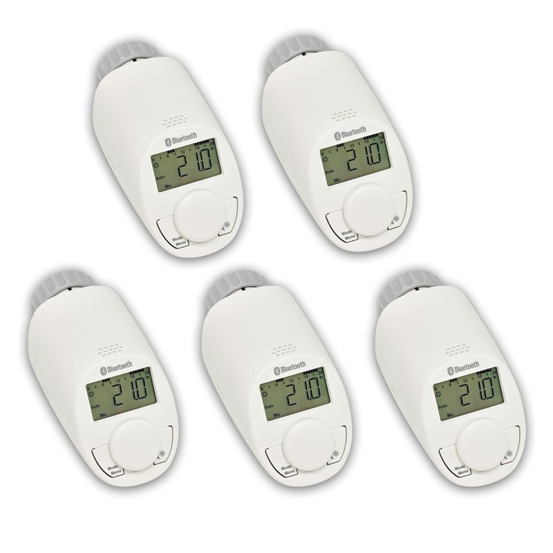 Eqiva Bluetooth-Heizkörperthermostate mit Display