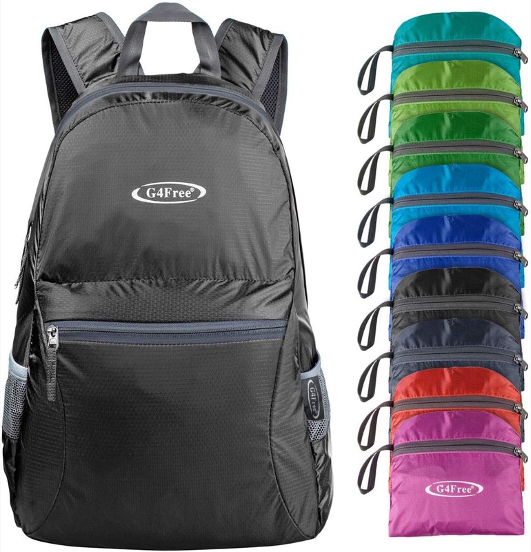 Faltbarer Rucksack ultraleicht in 20 Litern