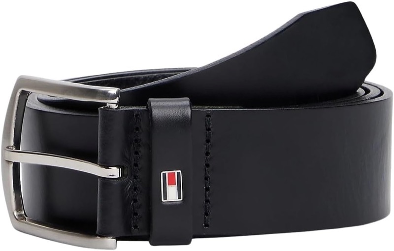 Tommy Hilfiger Ledergürtel mit Logo-Schnalle