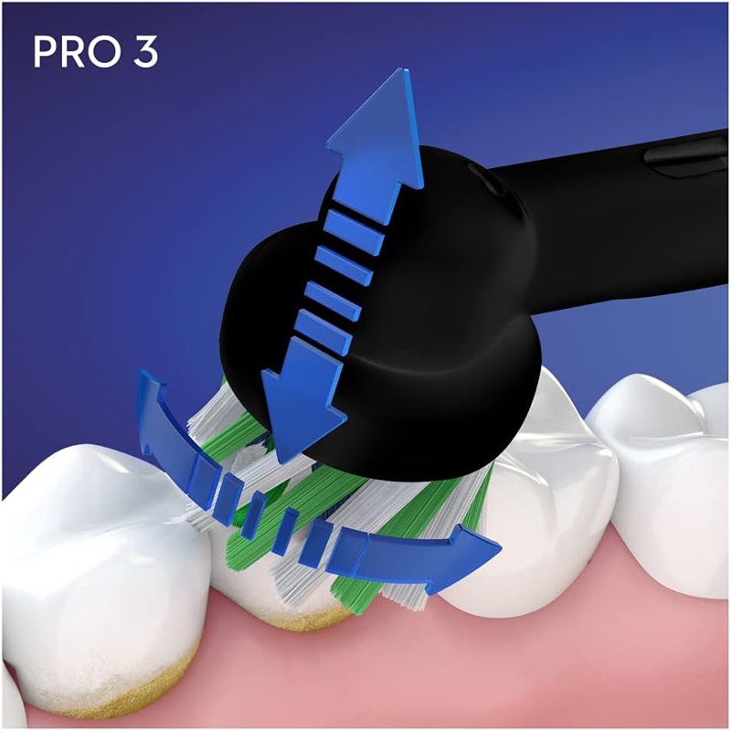 Oral-B Pro 3 Bürstenkopf reinigt Zähne