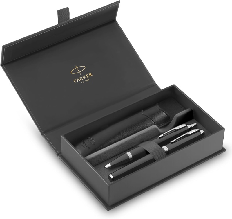 Parker IM Duo Geschenkset mit Füller, Kugelschreiber und Etui