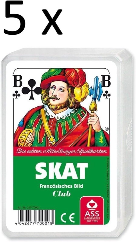 Skat-Kartenspiel von ASS Altenburger, französisches Bild